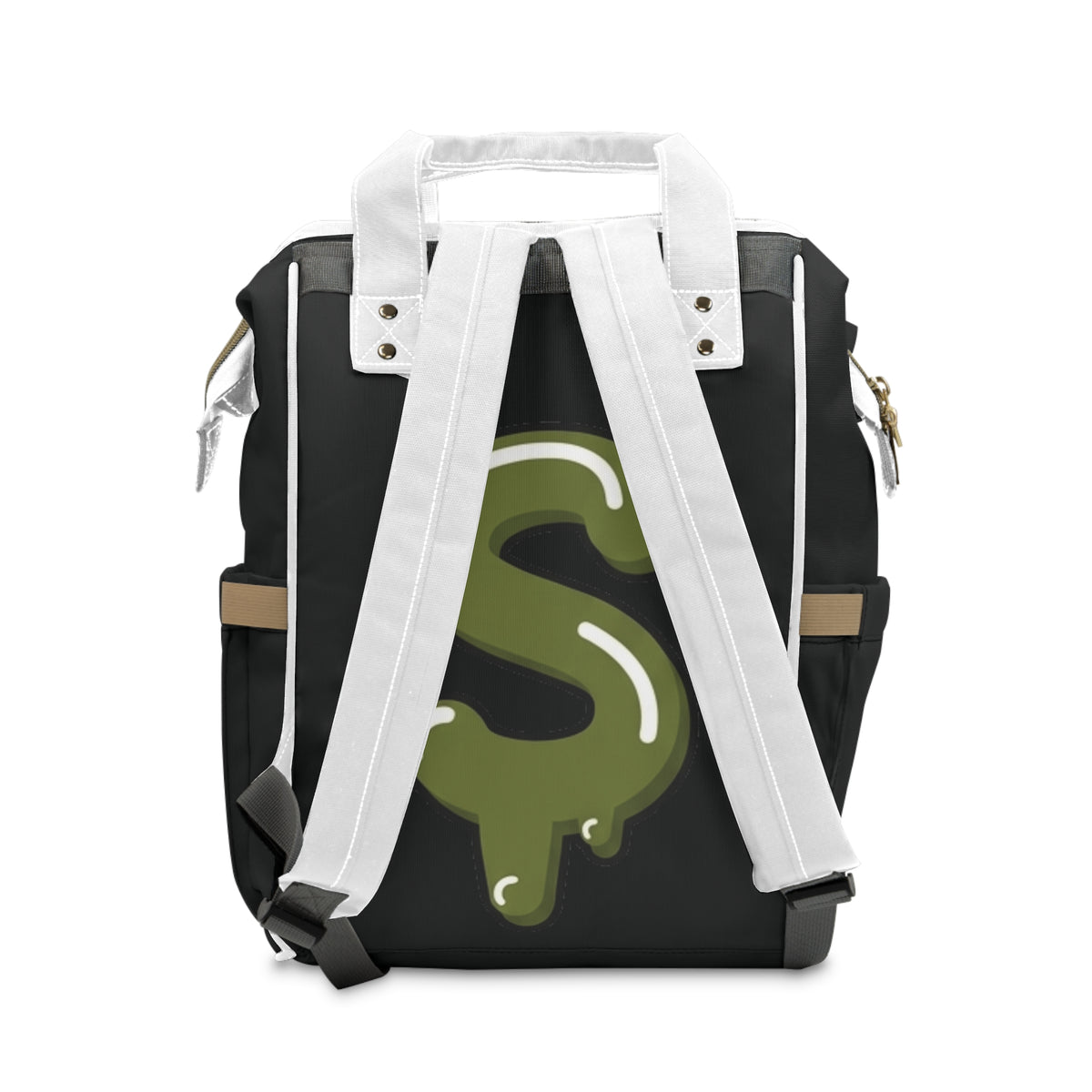 Black/AS Slime Diaper Bag