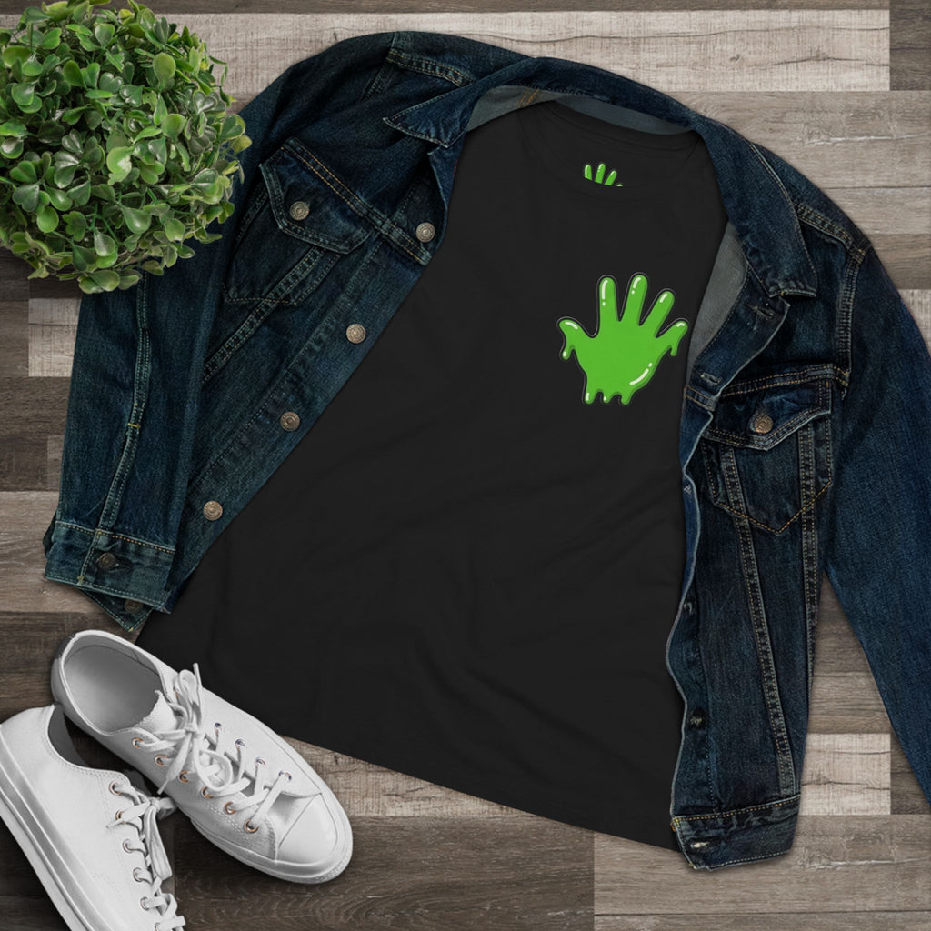 The Slime Shop Women's Tee — White / Green Slime In 5