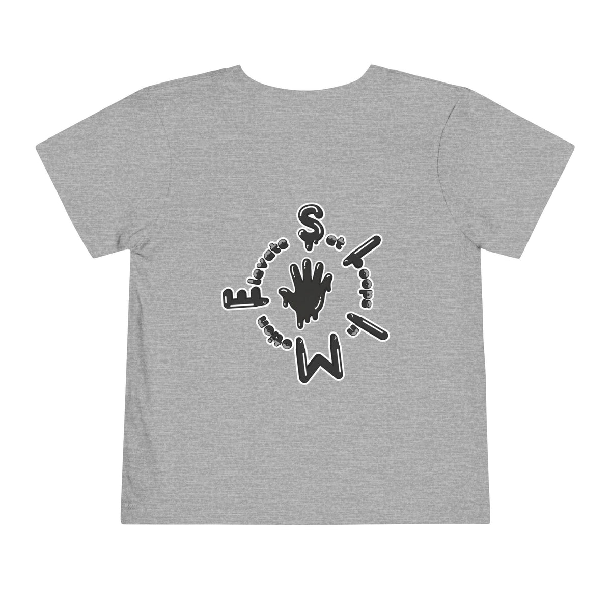 Toddler Black/Slime Short Sleeve Tee