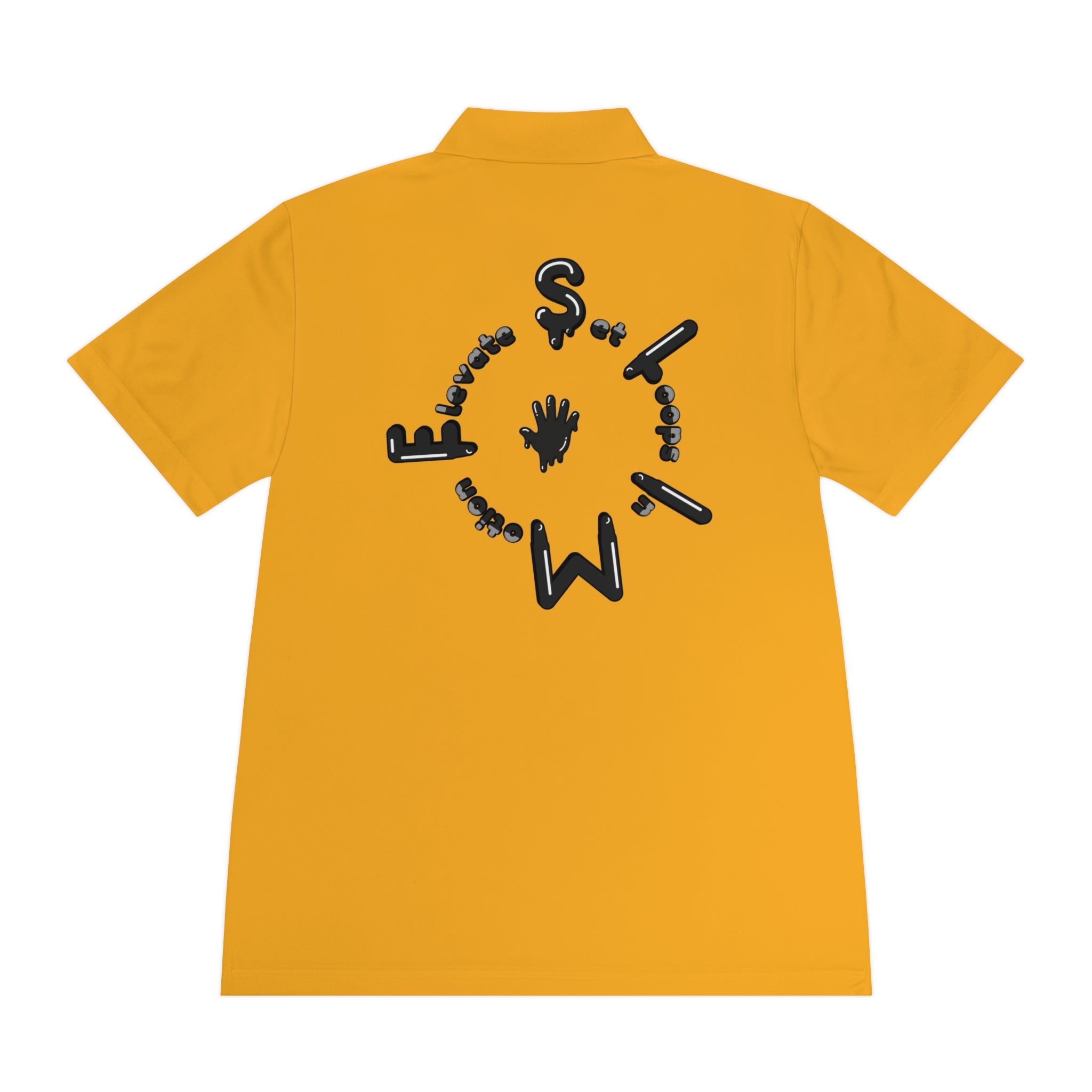 The Slime Shop Sport Polo — Lime Green / Black Slime Sircle