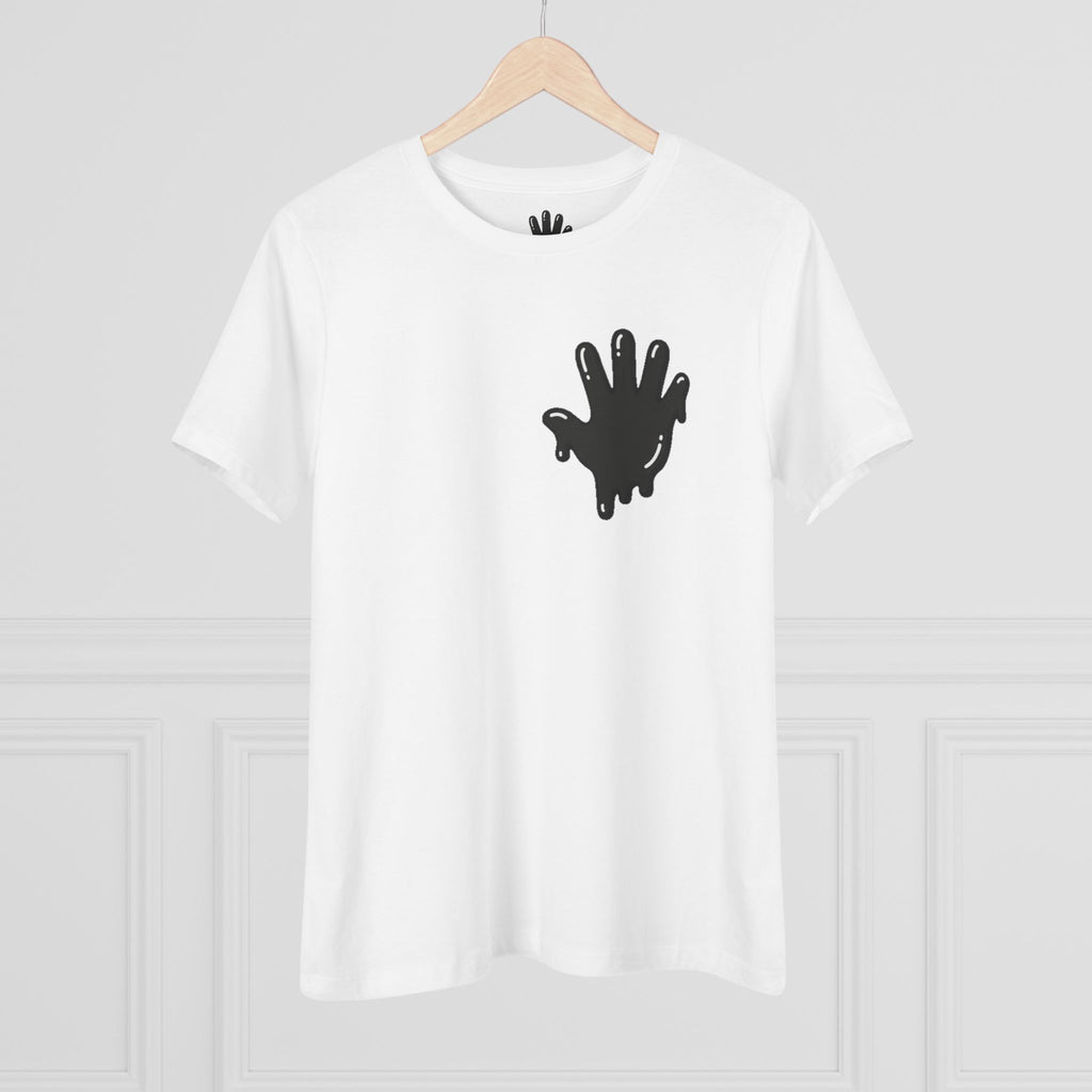 The Slime Shop Women's Tee — White / Black Slime In 5