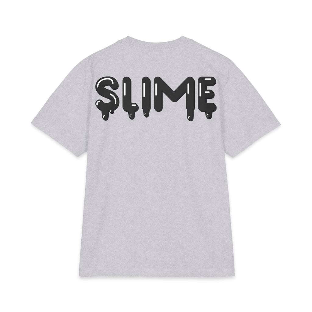 The Slime Shop Max Heavyweight Tee — White / Black SLIME