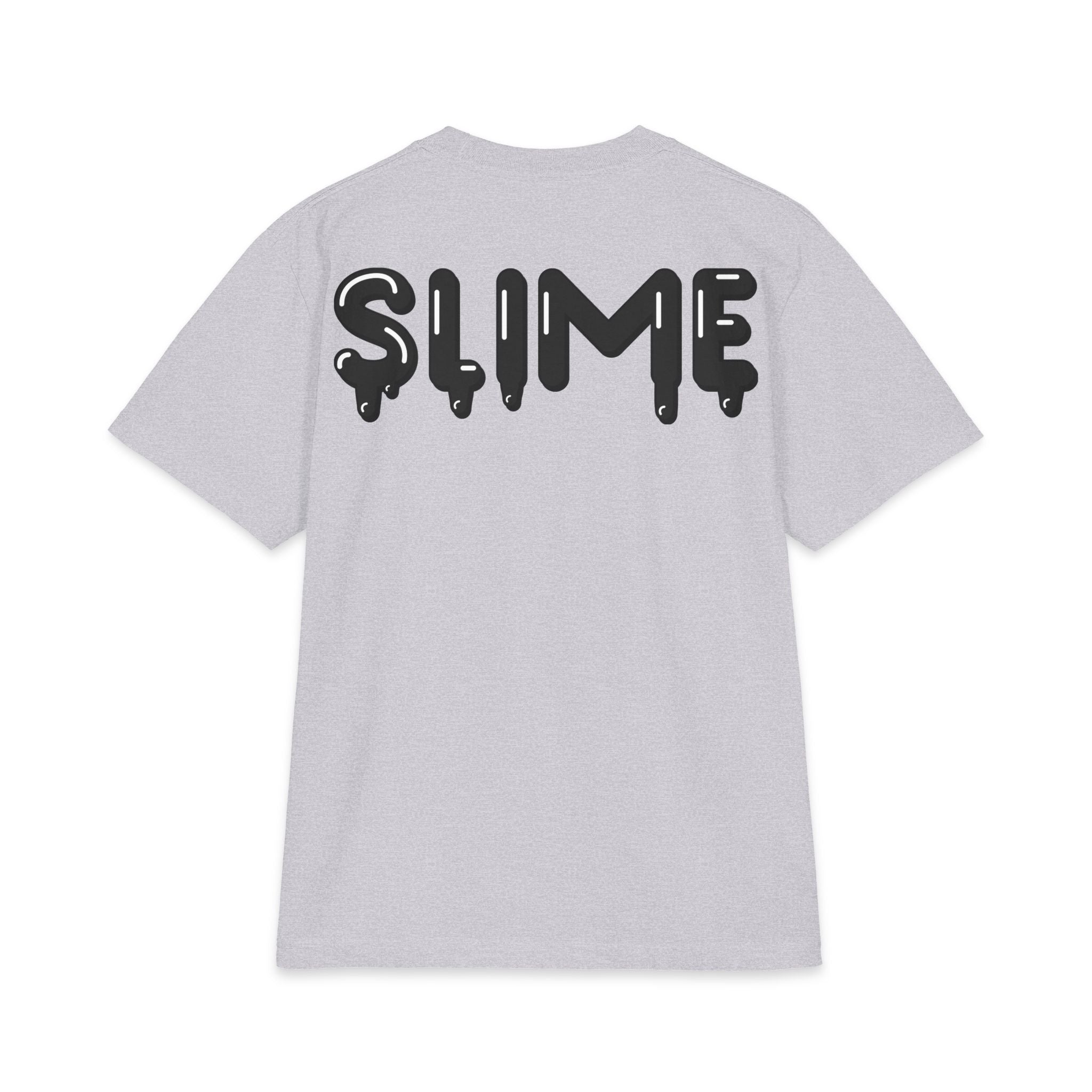 The Slime Shop Max Heavyweight Tee — White / Black SLIME