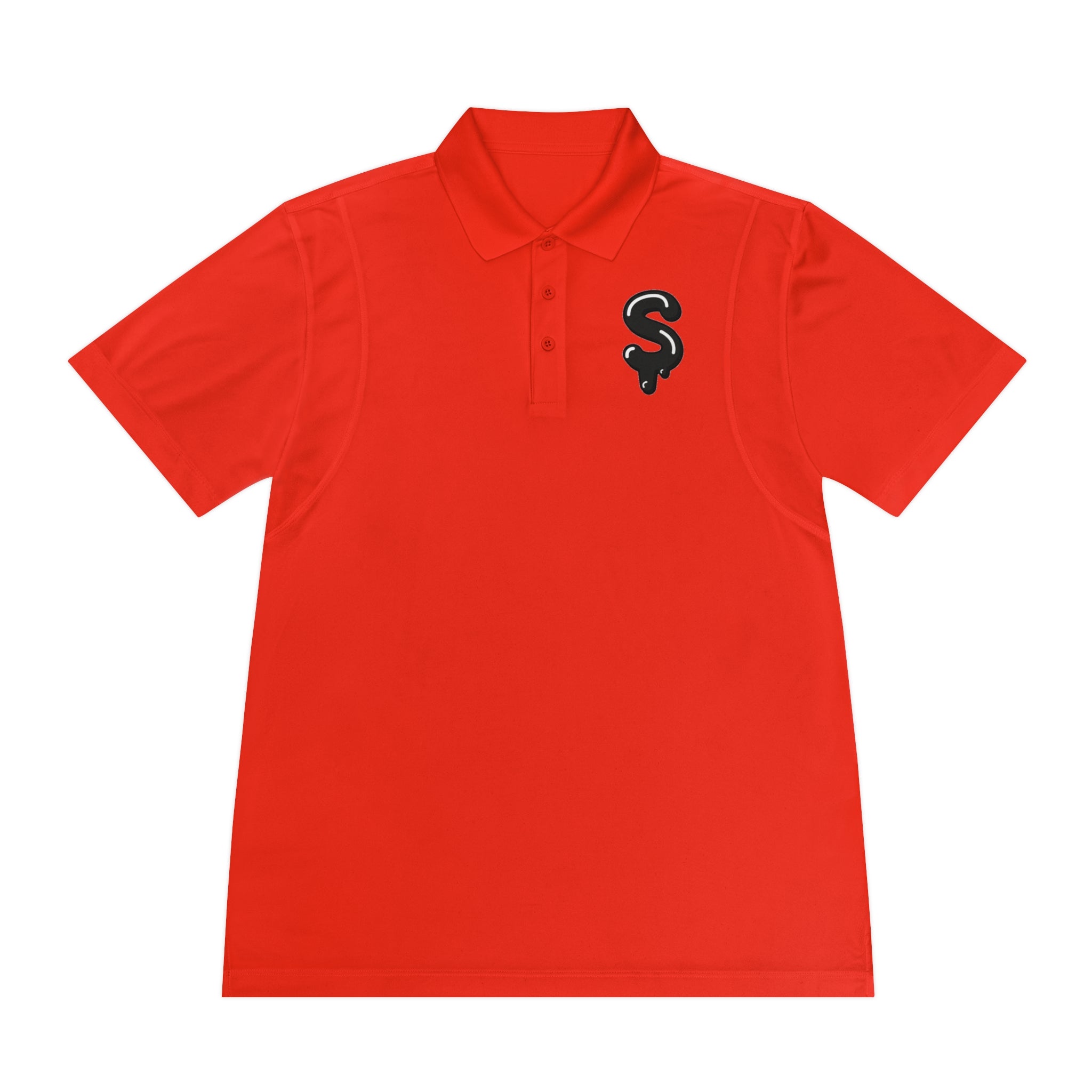The Slime Shop Sport Polo — Lime Green / Black Slime Sircle