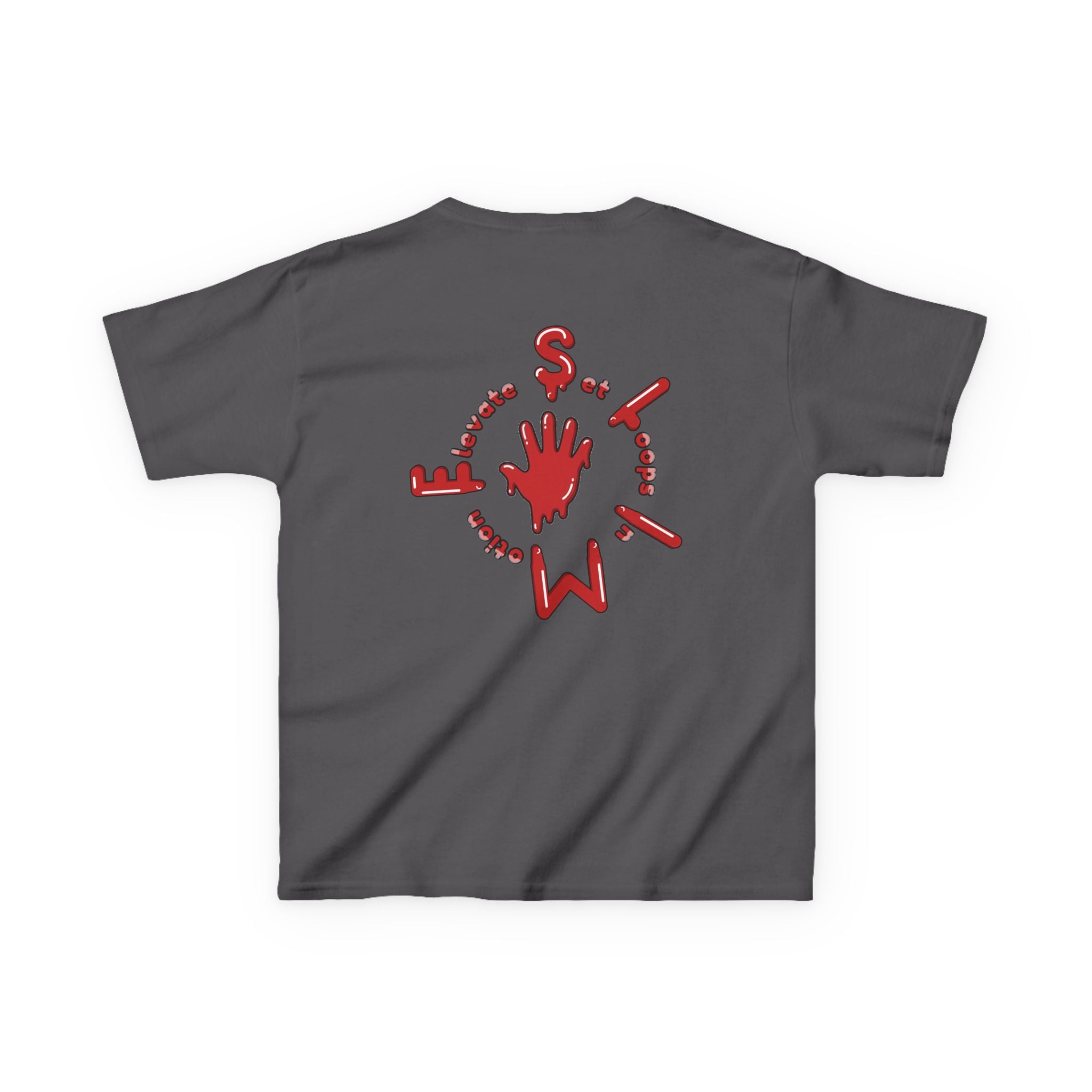The Slime Shop Kids Tee — Green / Red Slime Sircle