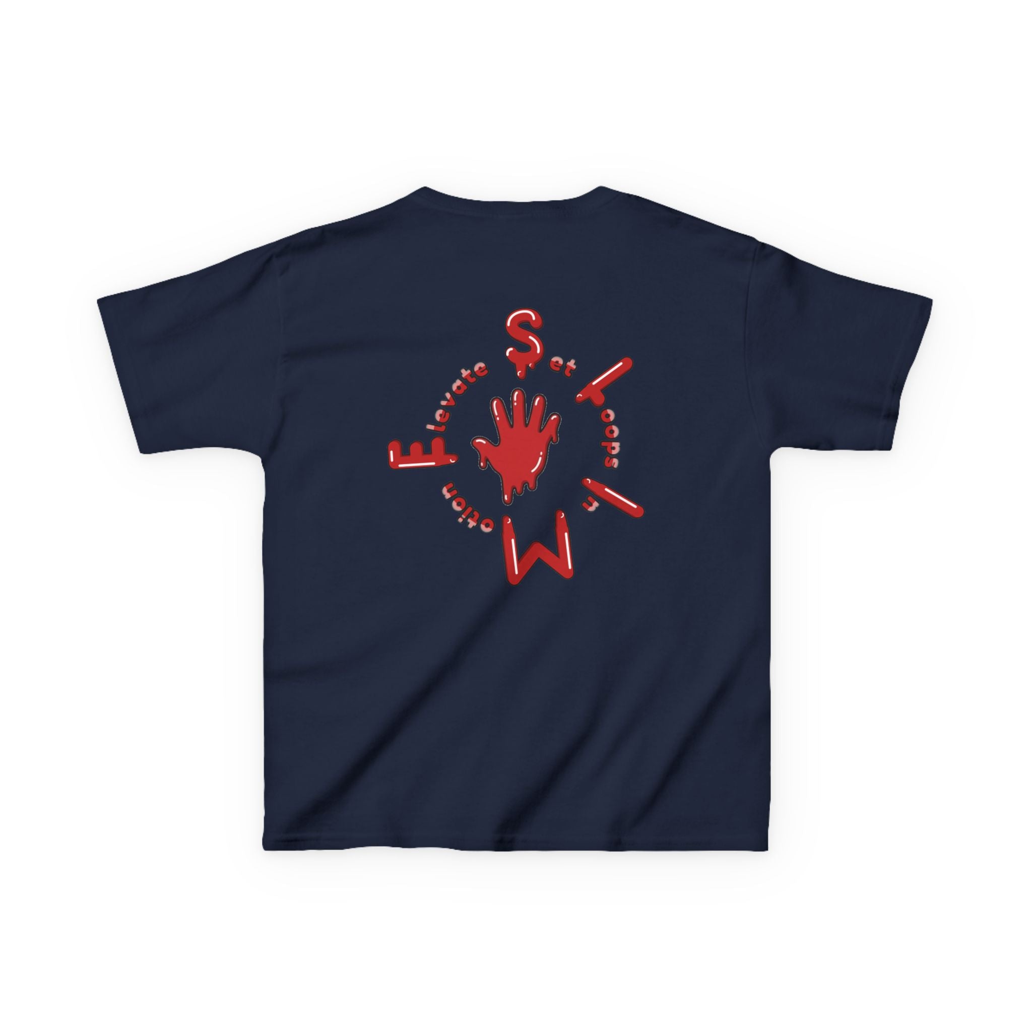 The Slime Shop Kids Tee — Green / Red Slime Sircle