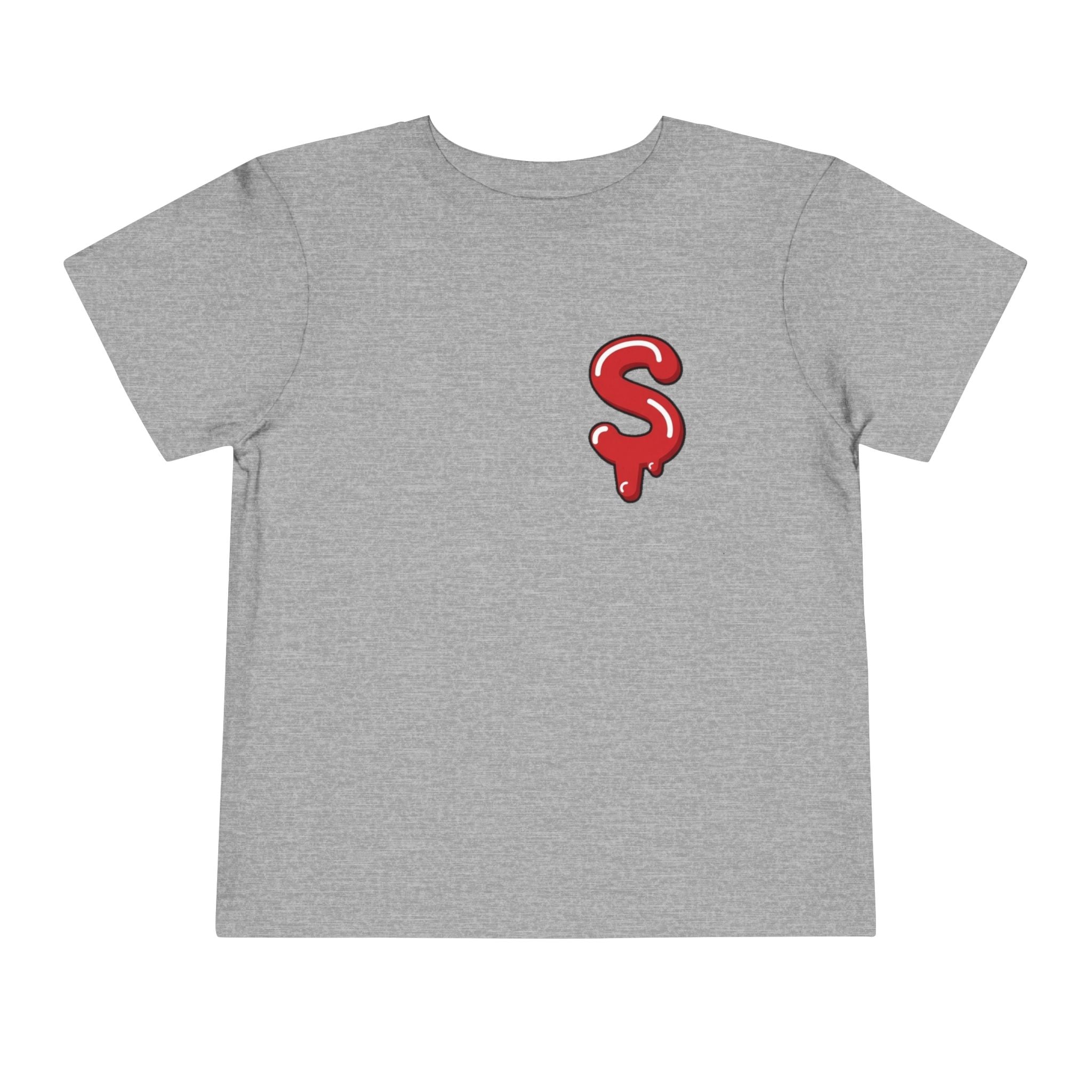The Slime Shop Toddler Tee — Royal Blue / Red Slime Sircle
