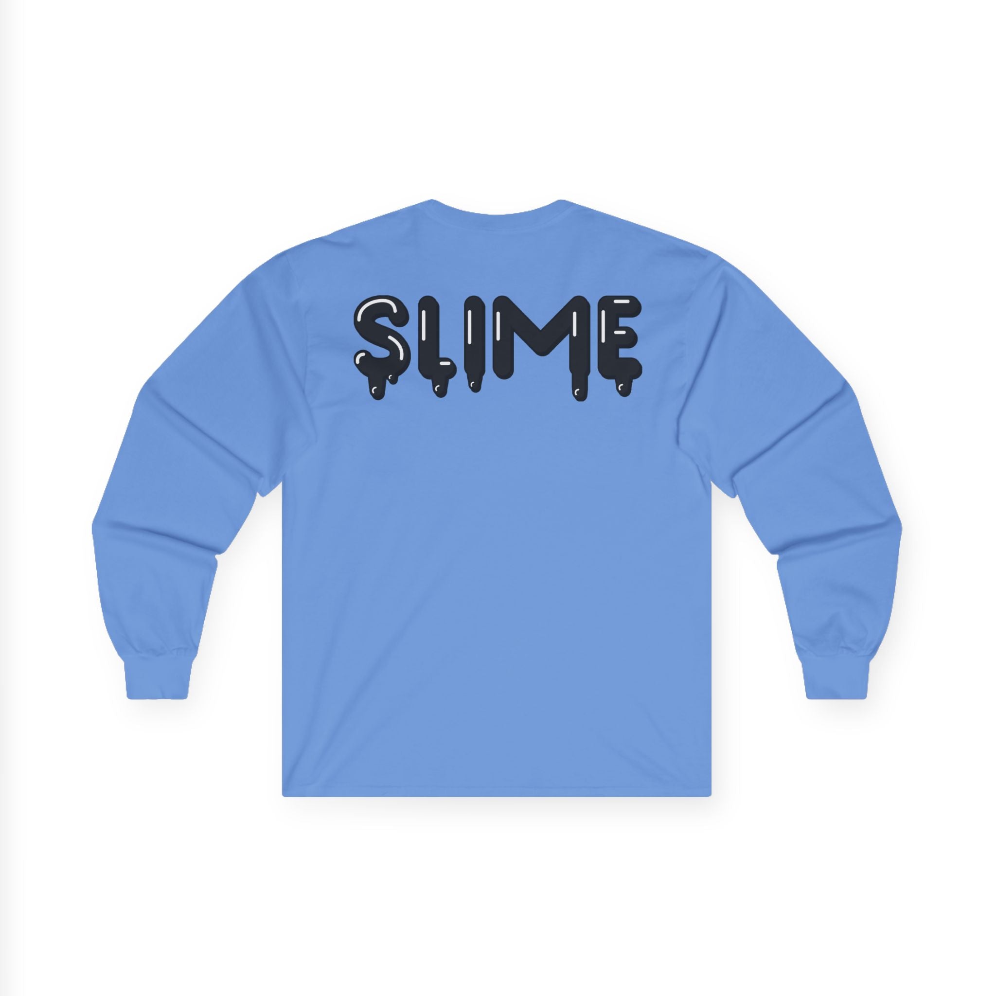 The Slime Shop Ultra Cotton Long-Sleeve — White / Black Slime In 5