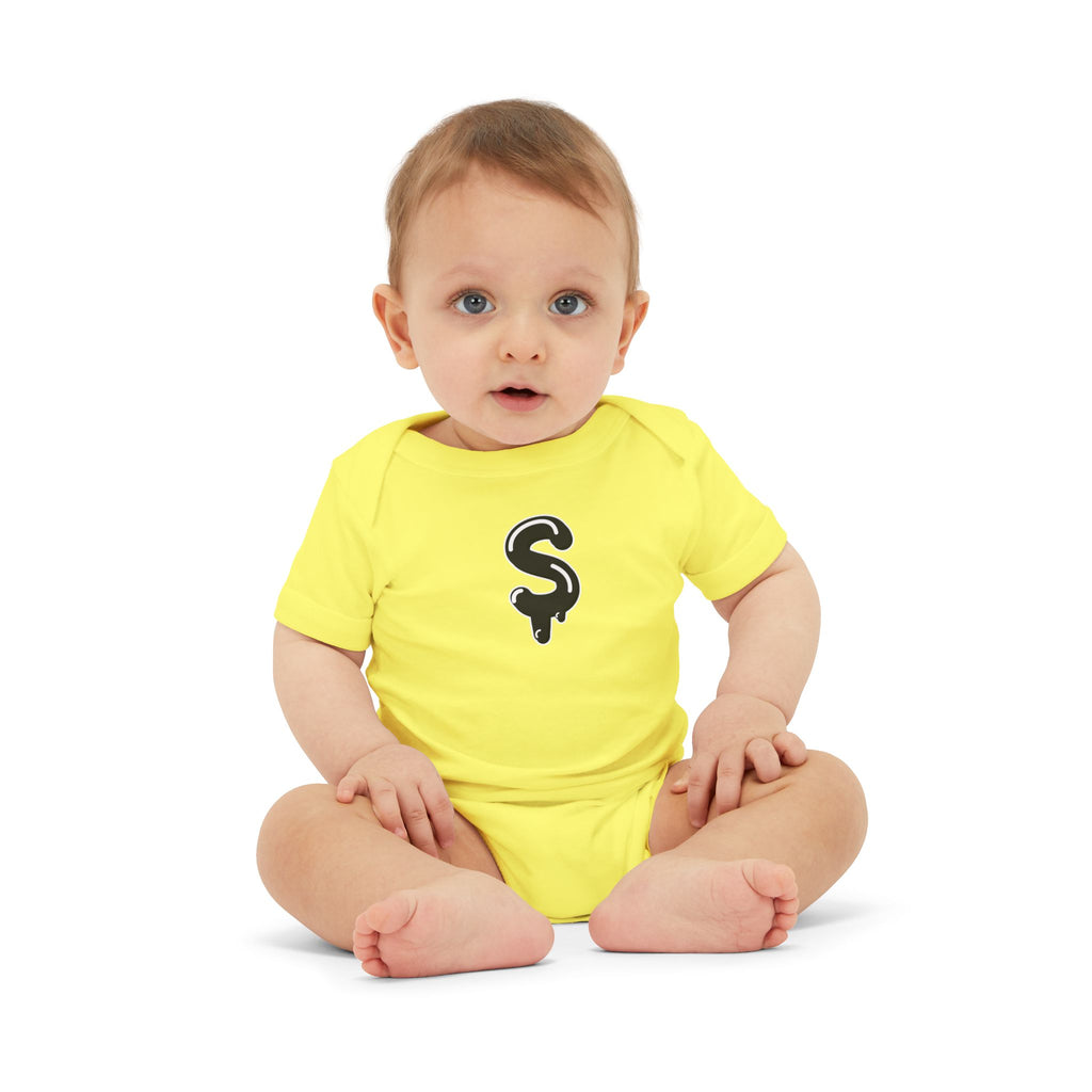 Infant Black/Slime Jersey One Piece