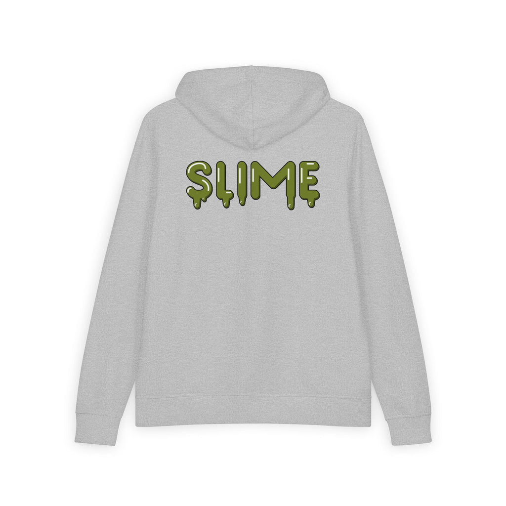The Slime Shop Full-Zip Hoodie — Black / Olive Slime In 5
