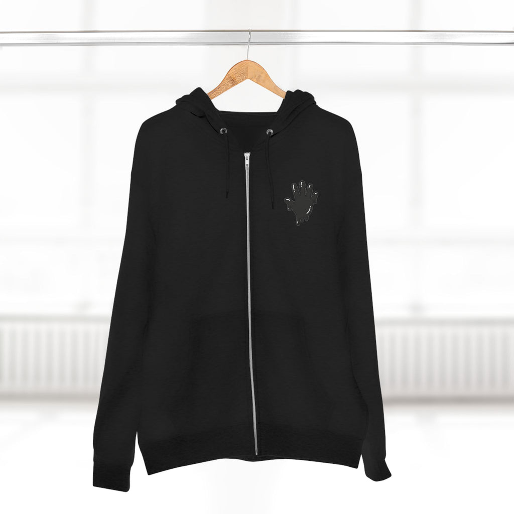 The Slime Shop Zip Hoodie — Heather / Black Slime In 5
