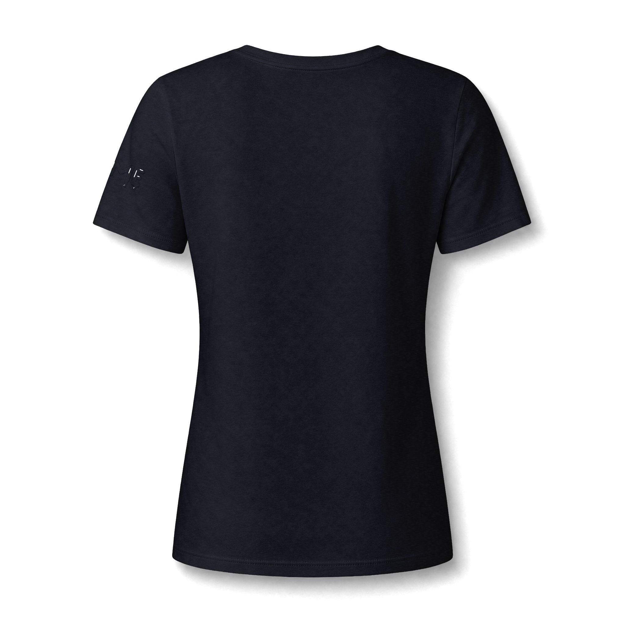 The Slime Shop Women's V-Neck Tee — White / Black Slime $