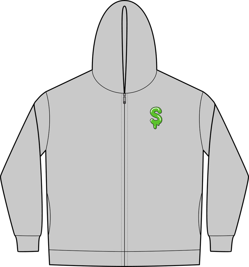 The Slime Shop Lightweight Full-Zip Hoodie