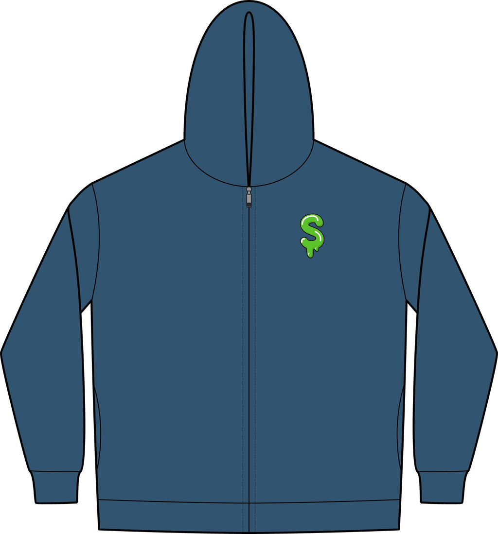 The Slime Shop Lightweight Full-Zip Hoodie