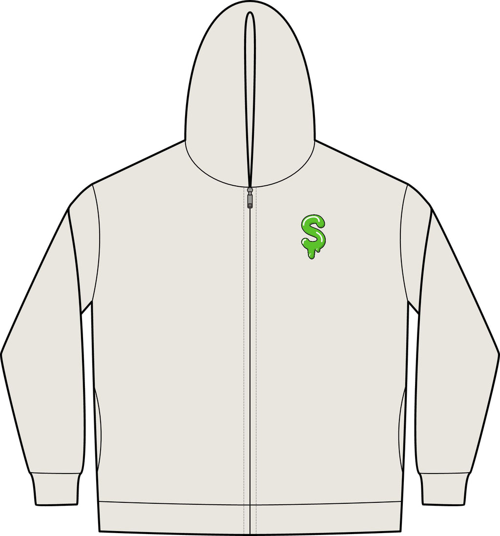 The Slime Shop Lightweight Full-Zip Hoodie