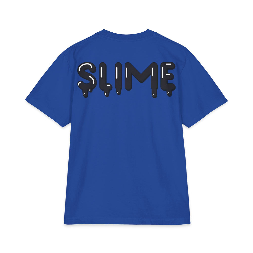 The Slime Shop Max Heavyweight Tee — White / Black SLIME