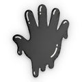 The Slime Shop Custom Shaped Pillow — Black Slime In 5