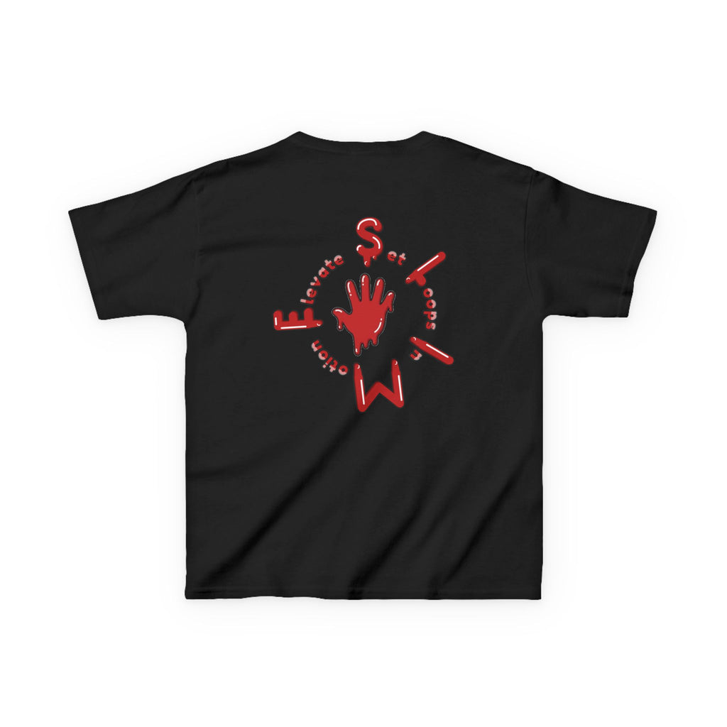 The Slime Shop Kids Tee — Green / Red Slime Sircle