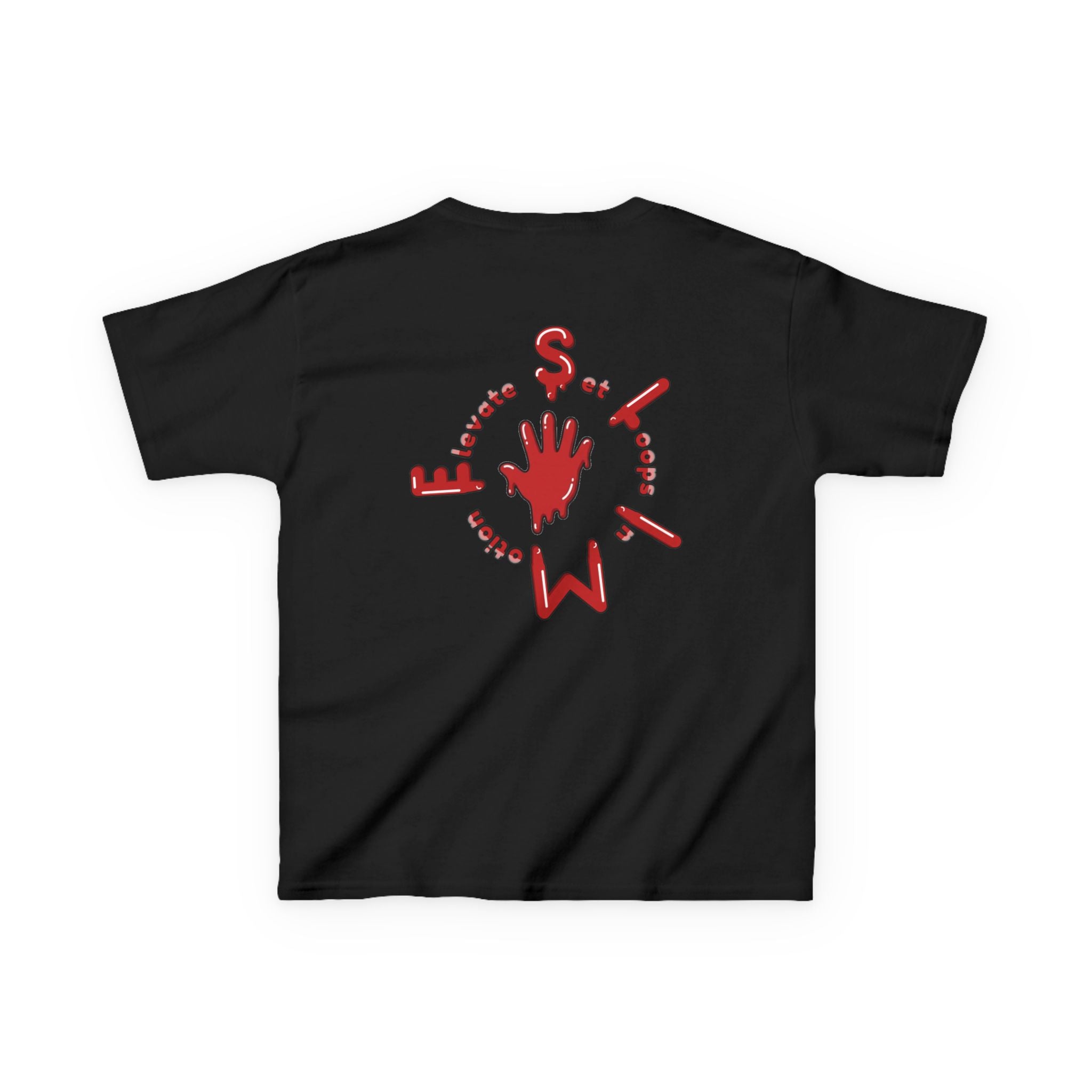The Slime Shop Kids Tee — Green / Red Slime Sircle