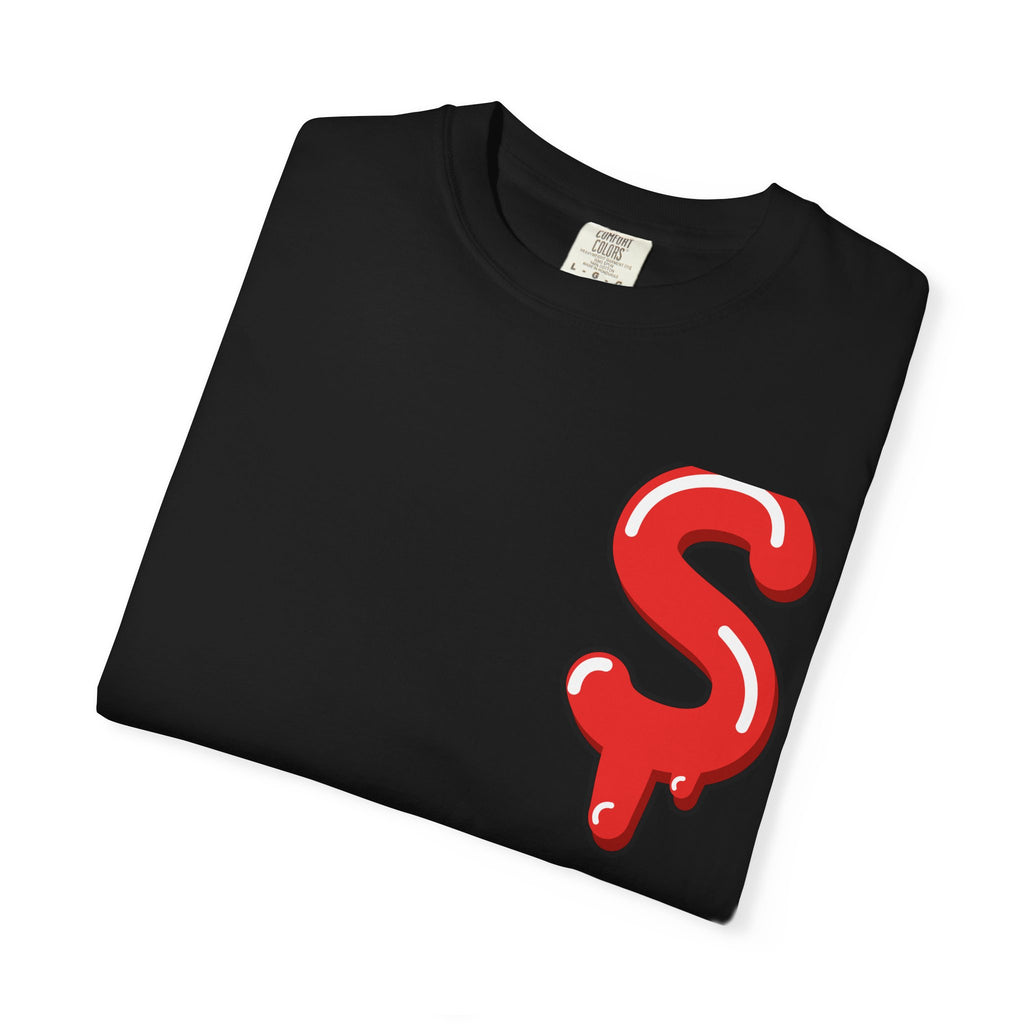 The Slime Shop Signature Tee — Red $ Logo
