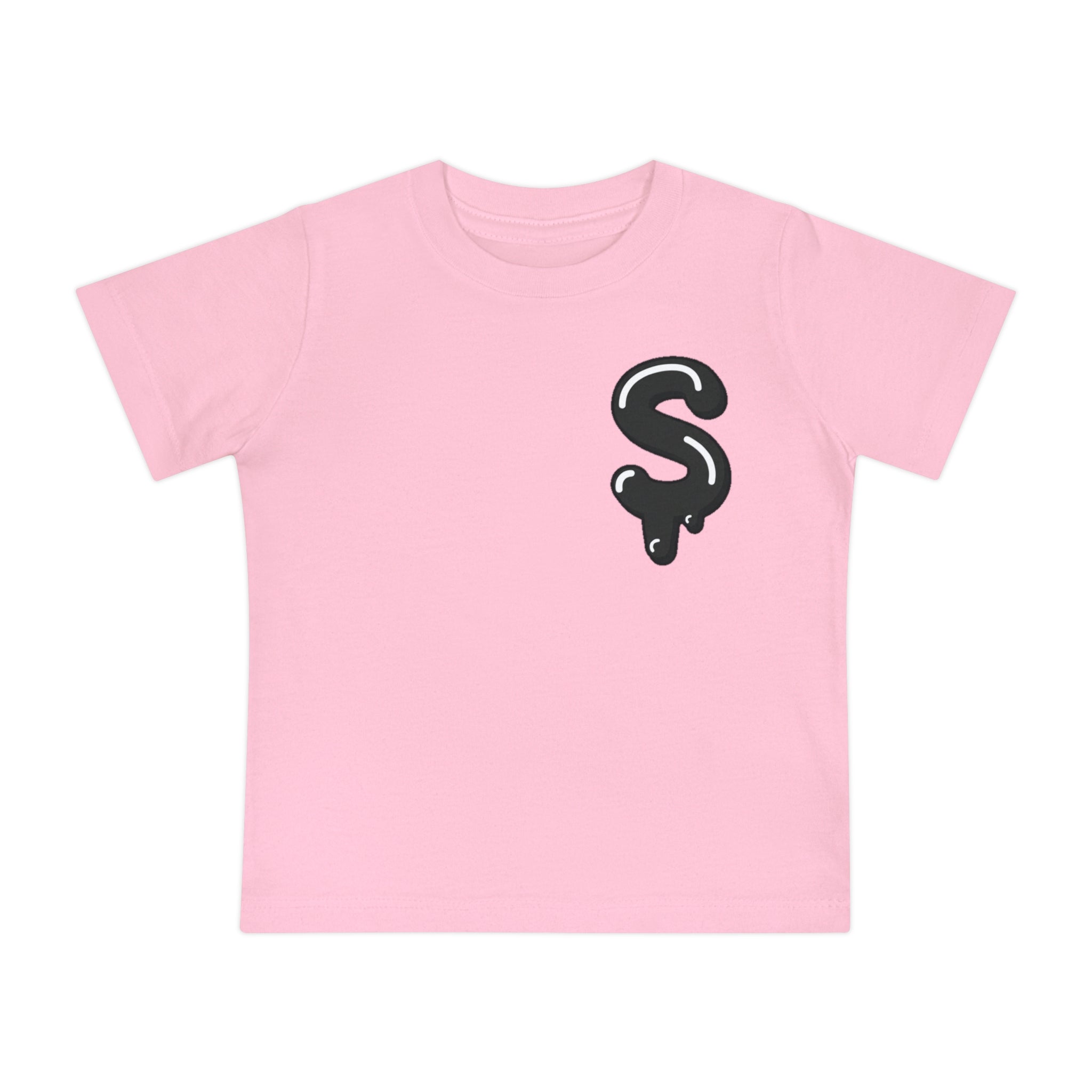 The Slime Shop Baby Tee — Yellow / Black Slime Sircle