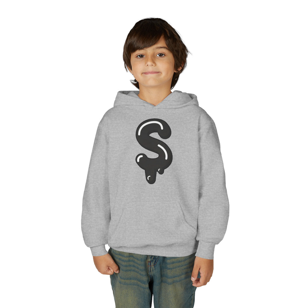 The Slime Shop Youth Hoodie — Royal Blue / Black Slime $
