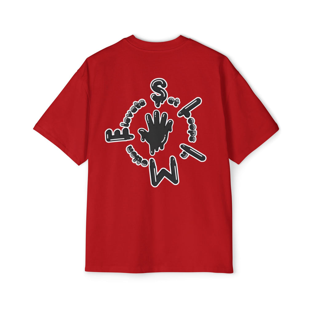 Men's Black Slime Sircle Heavy Oversized Tee