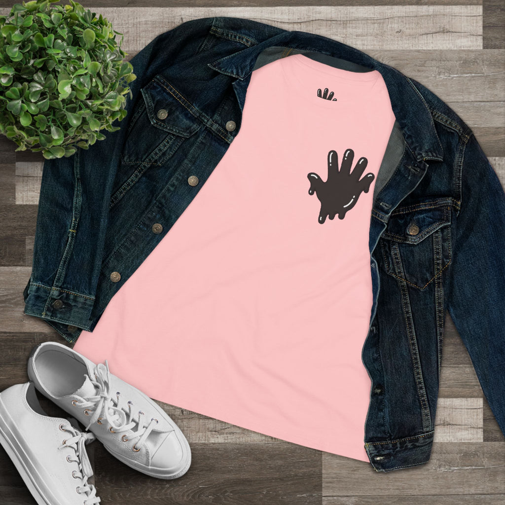 The Slime Shop Women's Tee — White / Black Slime In 5