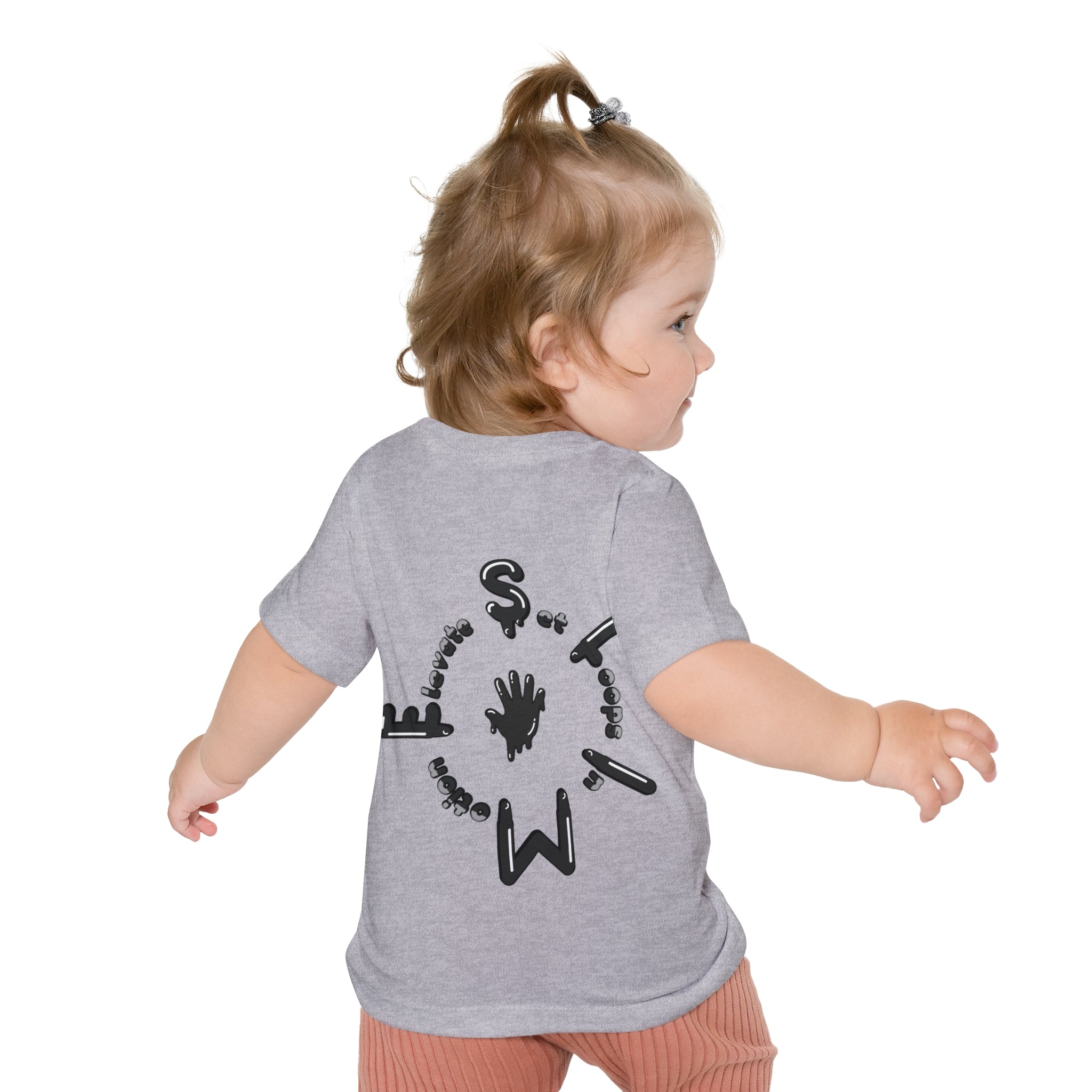 The Slime Shop Baby Tee — Yellow / Black Slime Sircle