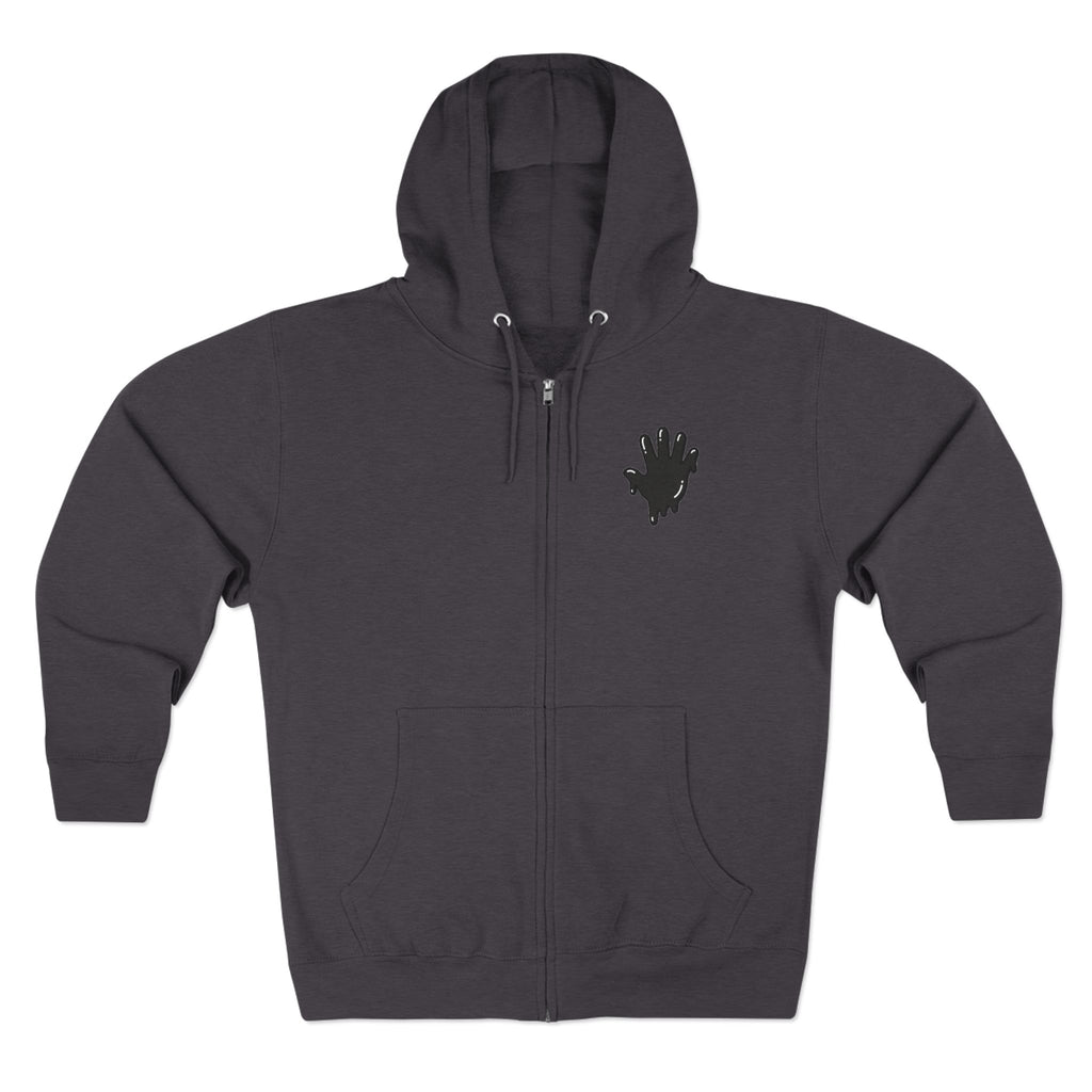 The Slime Shop Zip Hoodie — Heather / Black Slime In 5
