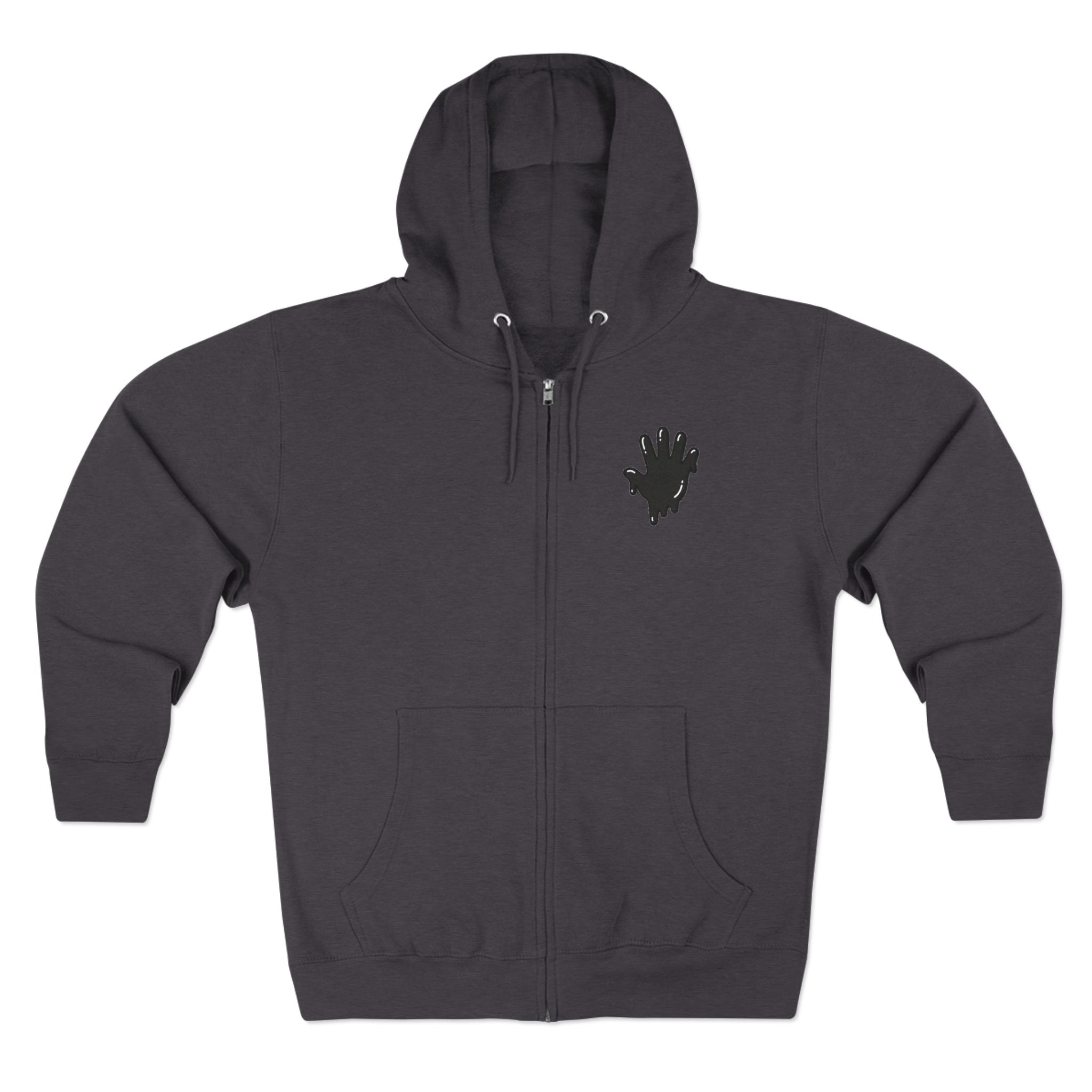 The Slime Shop Zip Hoodie — Heather / Black Slime In 5
