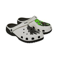 The Slime Shop EVA Foam Clogs — White / Black Slime In 5
