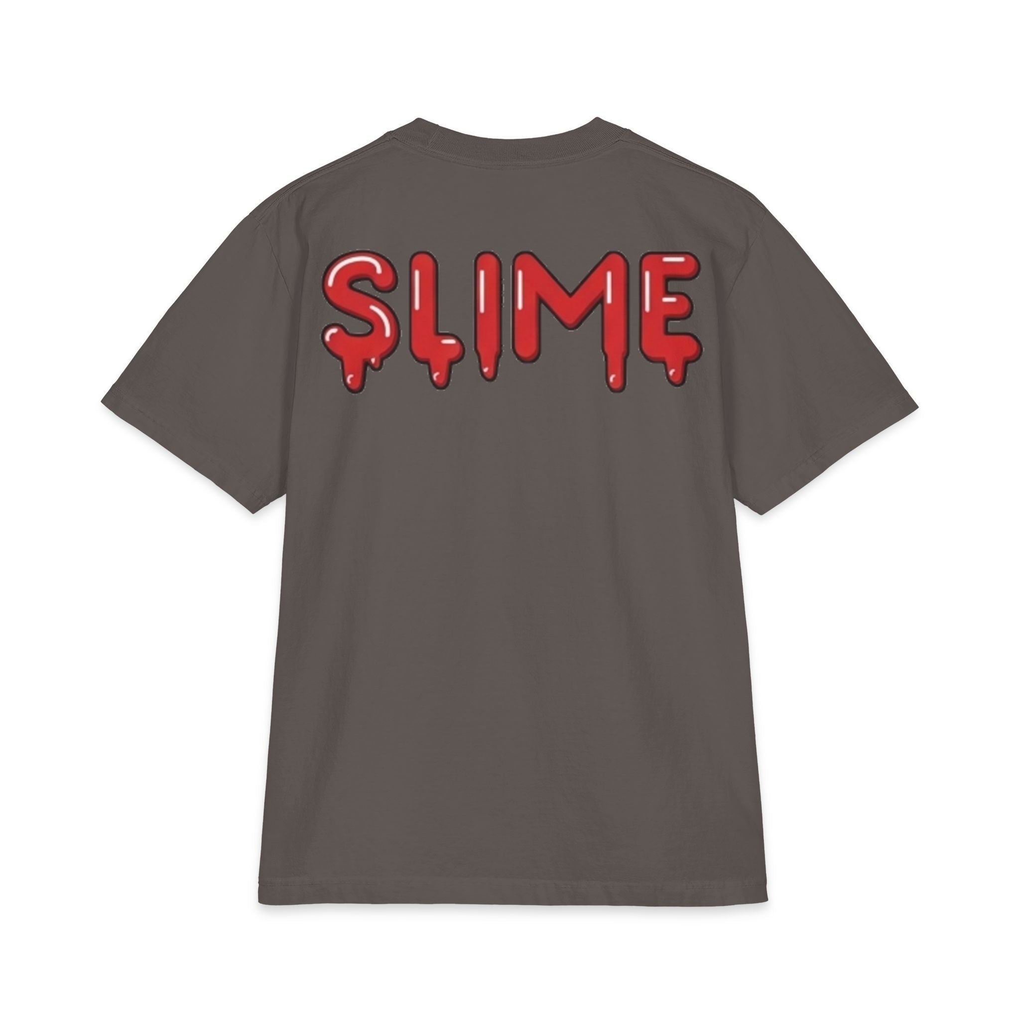 The Slime Shop Max Heavyweight Tee — White / Red Slime In 5