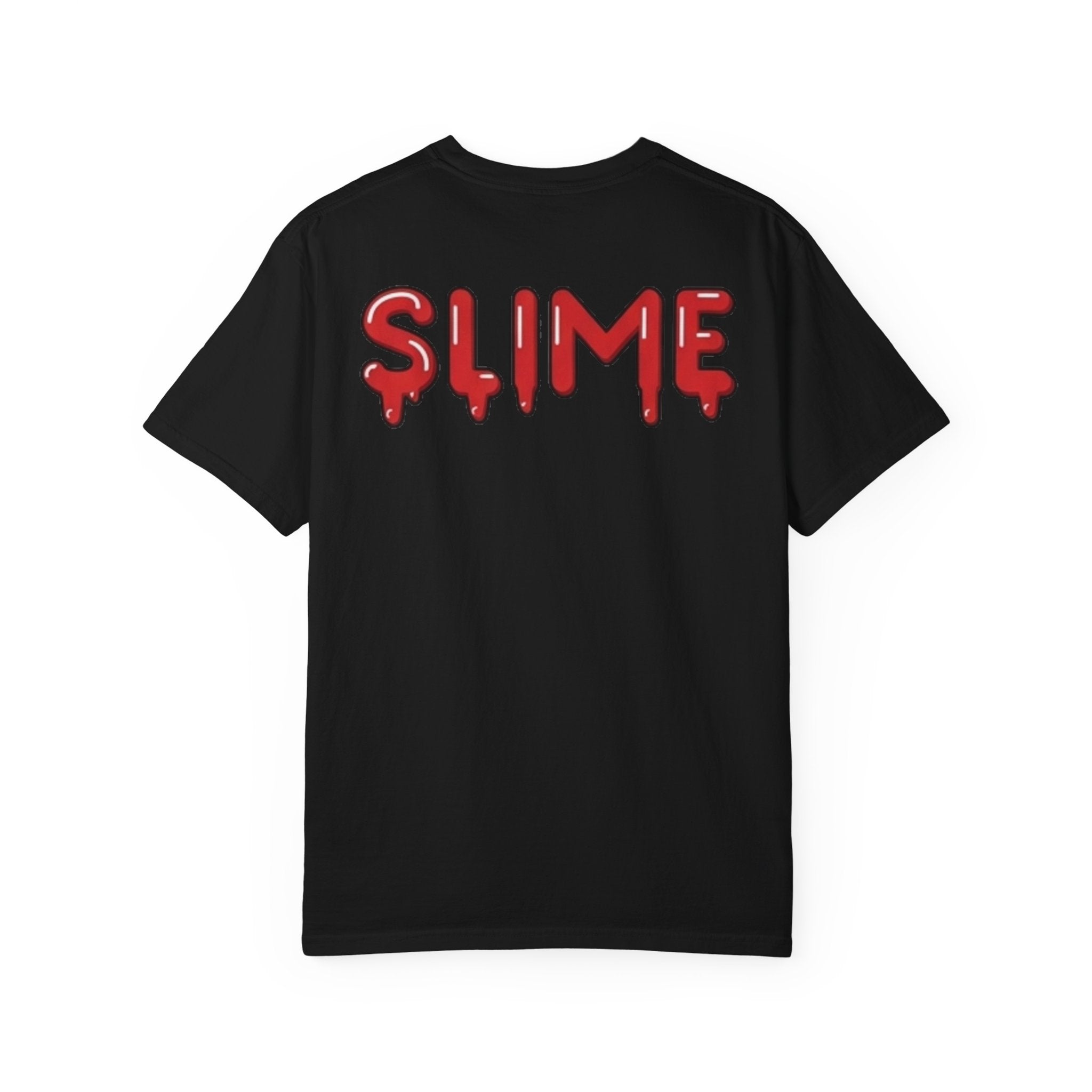 The Slime Shop Signature Tee — White / Red Slime-$