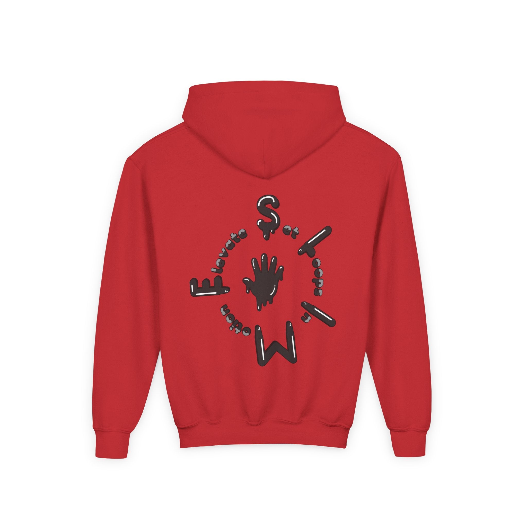 The Slime Shop Youth Hoodie — Royal Blue / Black Slime $