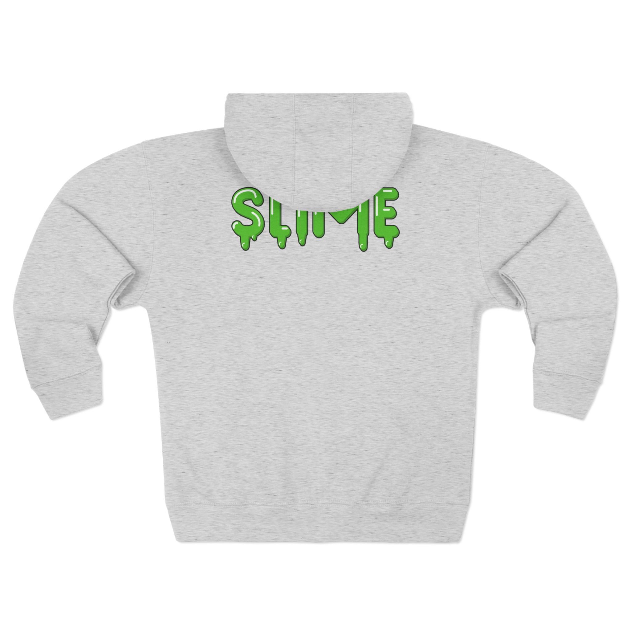 The Slime Shop Zip Hoodie — Heather / Green Slime In 5