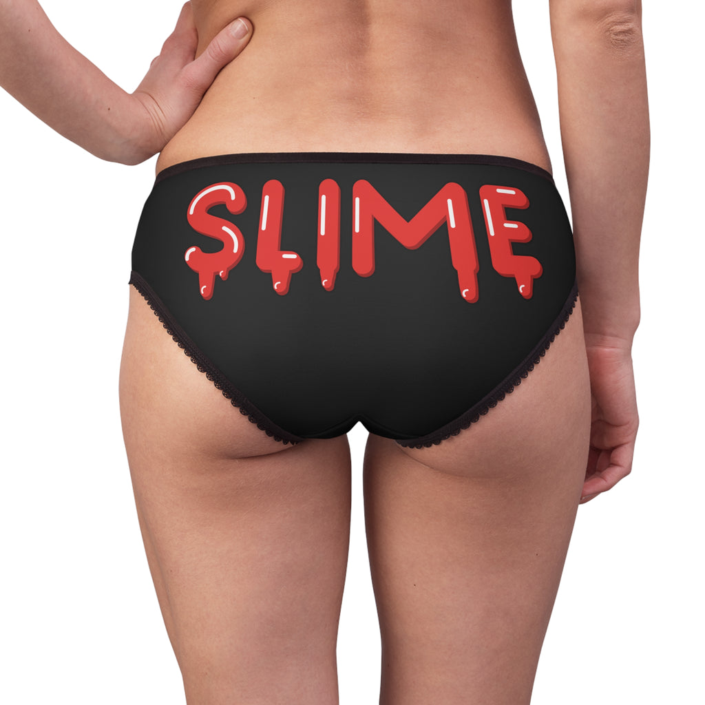 Women's Black/Red Slime In 5 Briefs