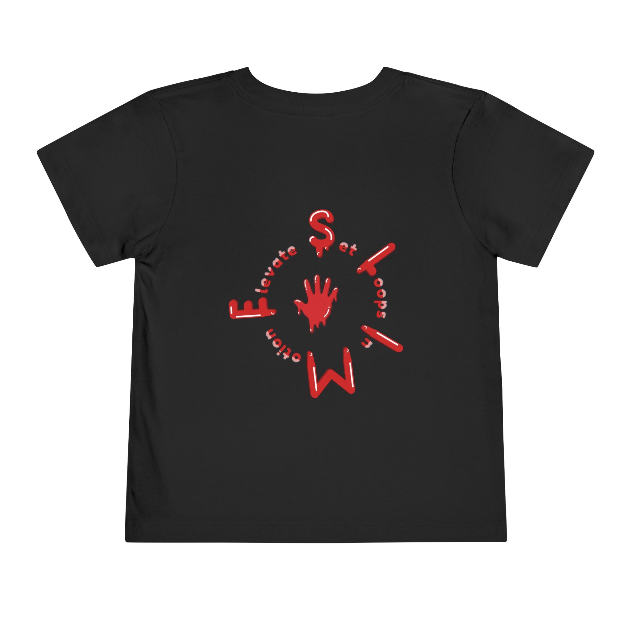 The Slime Shop Toddler Tee — Royal Blue / Red Slime Sircle