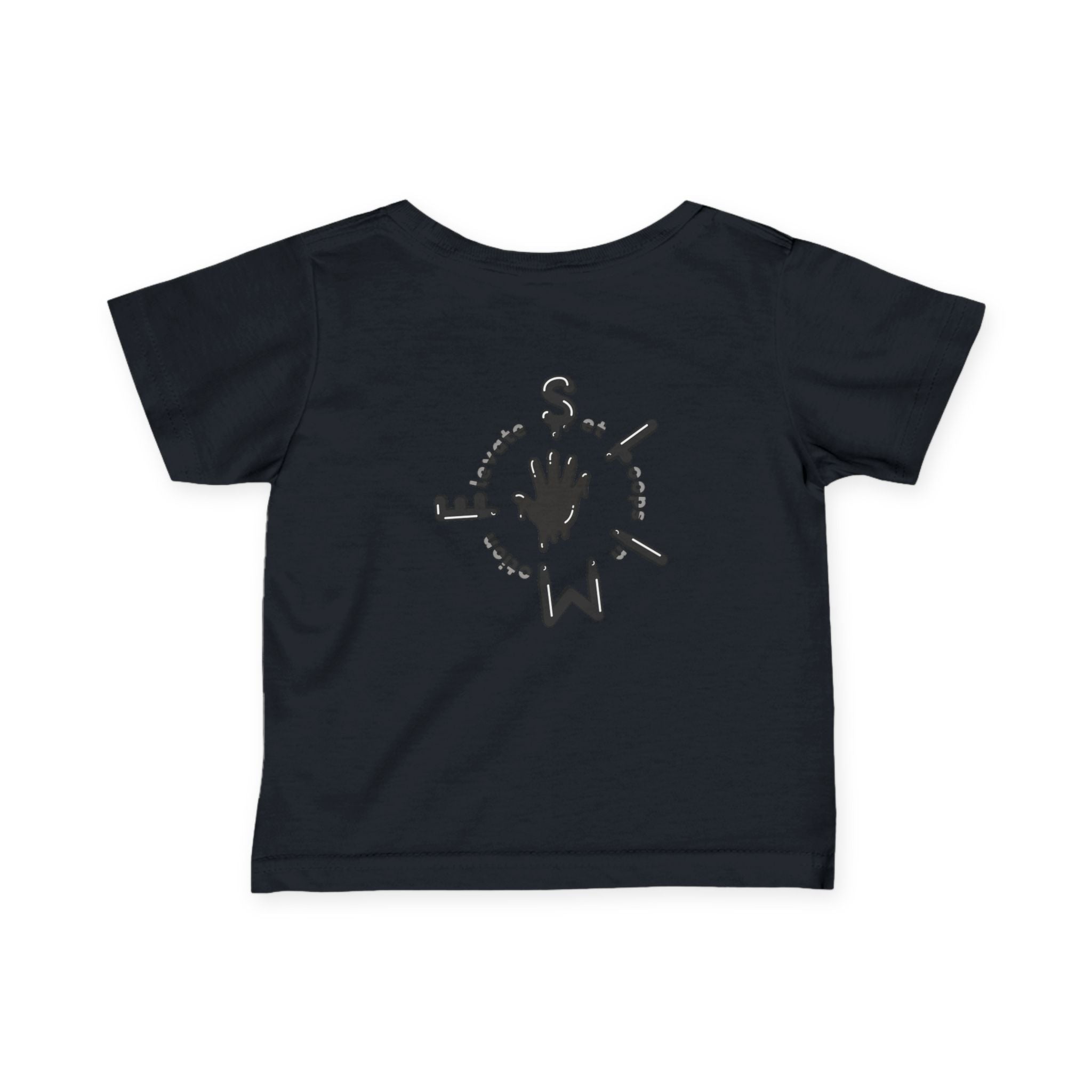 The Slime Shop Infant Fine Jersey Tee — Charcoal / Black Slime Sircle