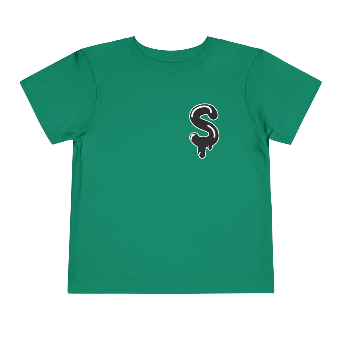 Toddler Black/Slime Short Sleeve Tee