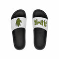 The Slime Shop Slides — White / Olive Slime In 5