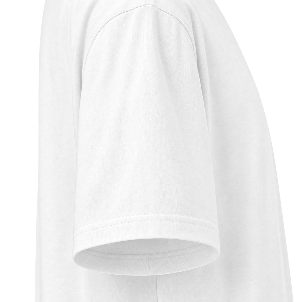 The Slime Shop Max Heavyweight Tee — White / Olive Slime $ Front + SLIME Back