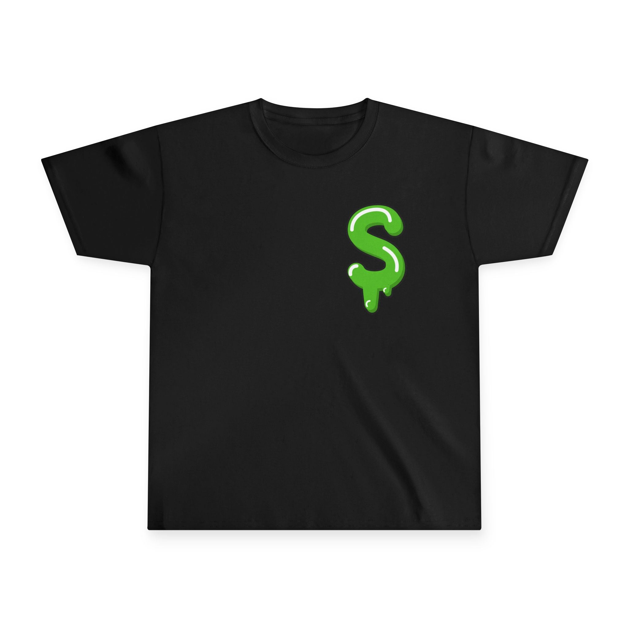 The Slime Shop Youth Tee — Navy / Green Slime Sircle