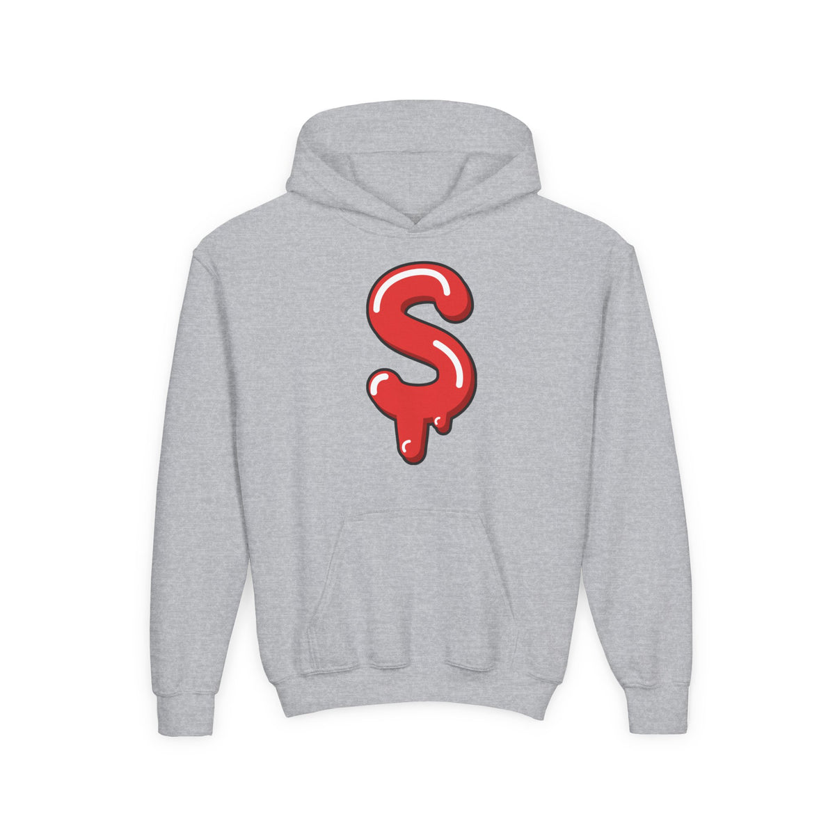 Red Slime Sircle Youth Heavy Blend Hooded Sweatshirt