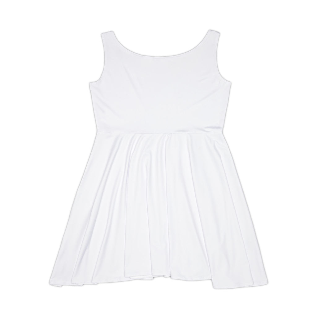 The Slime Shop Women's Skater Dress — White / Red Slime In 5