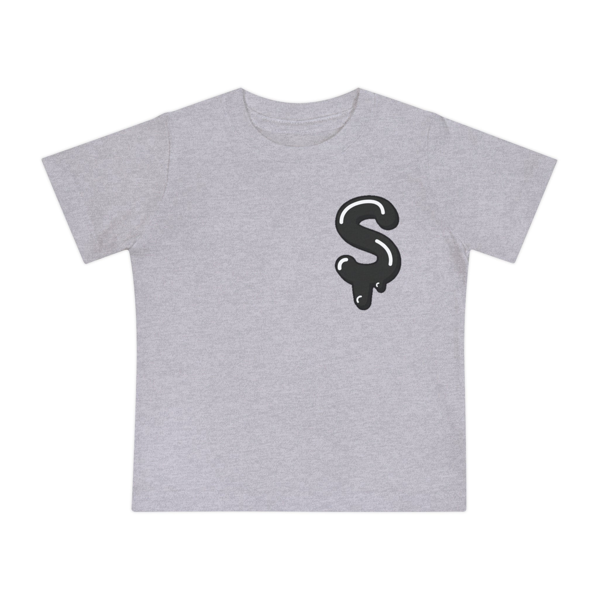 The Slime Shop Baby Tee — Yellow / Black Slime Sircle