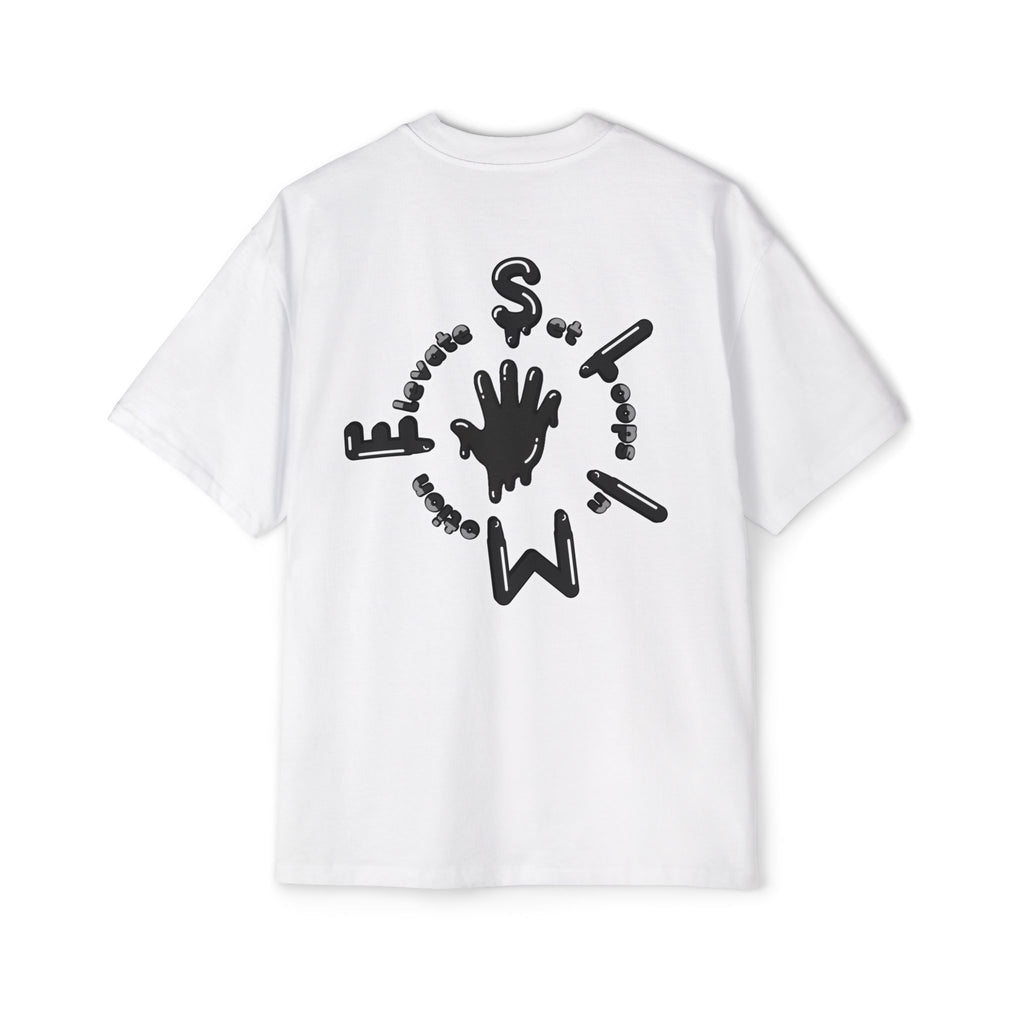 Men's Black Slime Sircle Heavy Oversized Tee