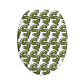 The Slime Shop Bath Mat — White / Olive Slime S (AOP)