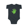 The Slime Shop Infant Fine Jersey Bodysuit — Royal Blue / Green Slime In 5