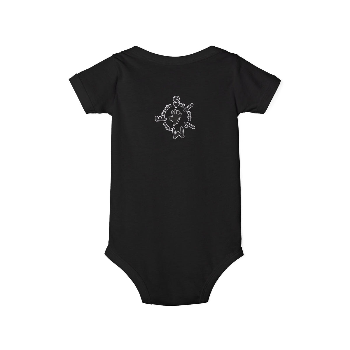 Infant Black/Slime Jersey One Piece